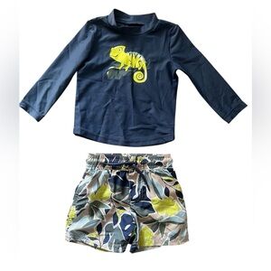 Carter’s Tropical Chameleon Swimsuit Set | 18M